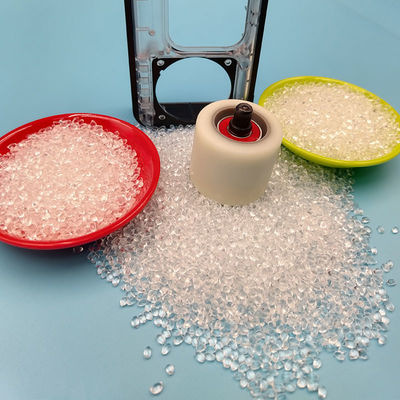 Zrównoważone GRS Materiały poddane recyklingowi TPU Elastomer Przejrzysty pelet