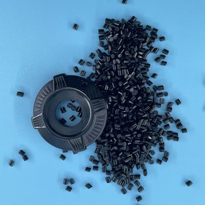 GRS 85A TPU Elastomer Granule Black Wear Resistance Materiał z tworzyw sztucznych z recyklingu 100% TPU z recyklingu