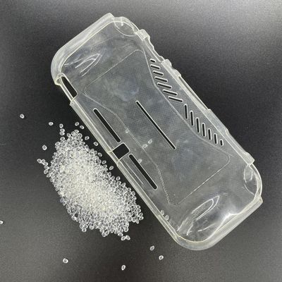 Kryształowo czysta, miękka, TPU, materiał surowy, obudowa telefoniczna