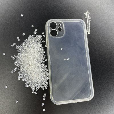 Kryształowo czysta, miękka, TPU, materiał surowy, obudowa telefoniczna