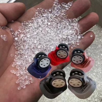 Dobre ścieranie i odporność na hałas Granulki TPU do kół i kółek bagażowych